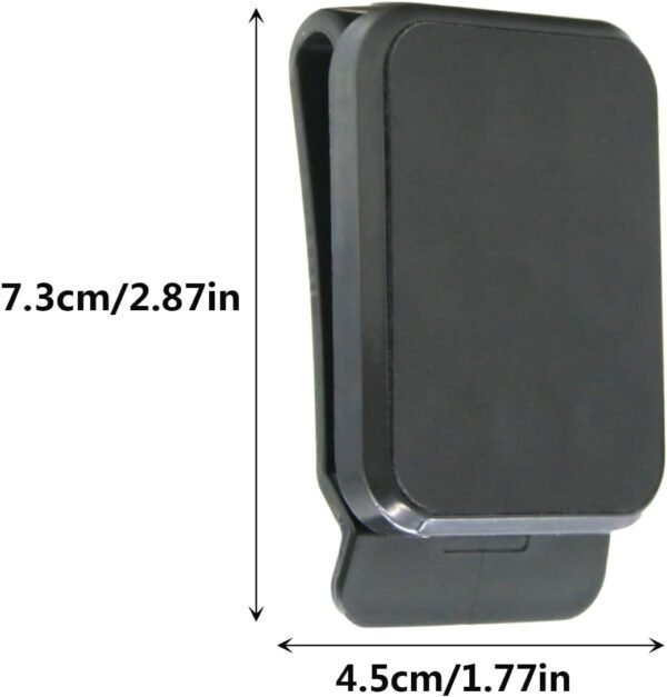 Magnetic Tool Holder Super Strong Tool Holster, Magnet Belt Clip Neodymium Magnet Leather Sleeve for Screws, Hammers, Sockets, Pliers, Drills, Wrenches Magnetic Tools and Hardware 2 Pcs