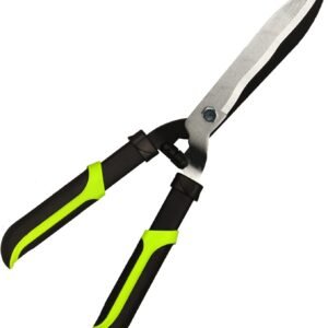 Hedge Clippers Shears Hedge Shears for Trimming Borders, Garden Tools Hedge Clippers, Bush Cutters Trimmer with Sharp Wavy Blades, Garden Shears for Hedges (19 Inch)