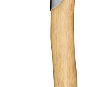 Camping Axe, 15'' Hatchet for Wood Splitting and Chopping, Gardening Small Axe Wooden Handle Tools with Sheath for Camping, Hiking (15inch)