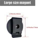 Belt Magnetic Clips Heavy Duty Magnetic Tool Holder Black Magnet Belt Organizer for Screws Nails Screwdrivers Wrench Metal Accessories