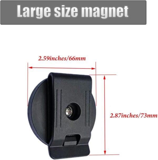 Belt Magnetic Clips Heavy Duty Magnetic Tool Holder Black Magnet Belt Organizer for Screws Nails Screwdrivers Wrench Metal Accessories