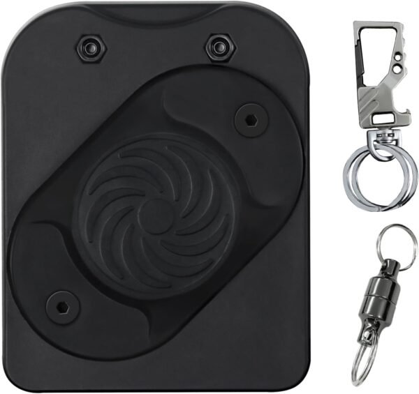 Heavy-Duty Magnetic Tool Holder - Secure Clip-On Belt Magnet Holster for Screwdrivers, Wrenches, Pliers, Hammers, Nails, Sockets, Drill Bits, and All Magnetic Tools & Hardware