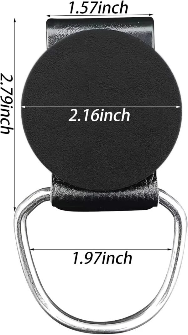 Durable Waist Hammer-Hammer Holder Loop-Belt Tool Clip Heavy-Hammer Holder for Tool Belt-Duty Magnetic Tool Holder for Belt Clip-Leather Heavy Duty Steel