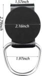 Durable Waist Hammer-Hammer Holder Loop-Belt Tool Clip Heavy-Hammer Holder for Tool Belt-Duty Magnetic Tool Holder for Belt Clip-Leather Heavy Duty Steel