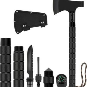 Camping Axe, Folding Survival Hatchet Axe Tactical Camp Axe for Outdoor Adventure