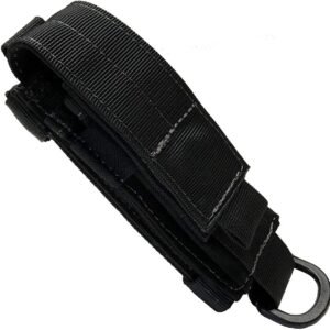 Multi Tool Pouch and Folding Knife Sheath with Strong Magnetic Removable Flap