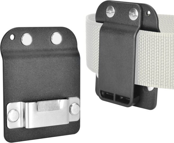 Tape Measure Holder - Tactical Tape Measuring Belt Clip, Low-Profile Tape Holster, Clip-on Tool Belt Accessories | Pockets, Pants Protectors