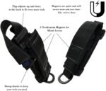 Multi Tool Pouch and Folding Knife Sheath with Strong Magnetic Removable Flap