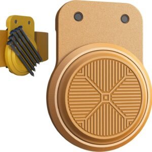 Magnetic Tool Holder | Strong Magnet Clip-On Belt Holster for Wrench, Pliers, Screw Driver, Hammer, Screws, Nails, Sockets, Trowel, Drill Bit, or Any Magnetic Tool and Hardware Holder